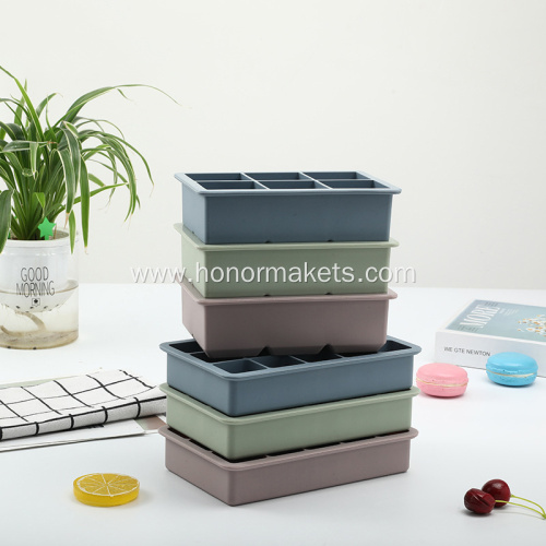 Silicone square Ice Cube Tray DIY
